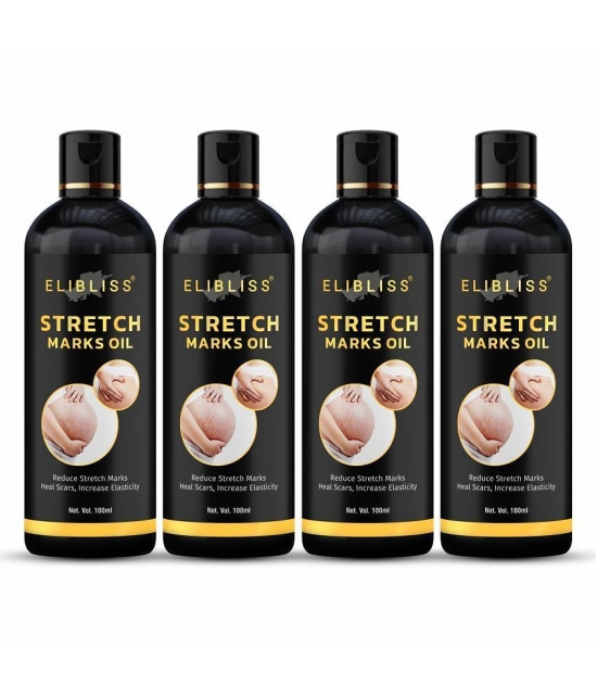 Elibliss Stretch Marks Oil Pack of 4 Shaping & Firming Oil 100 mL Pack of 4