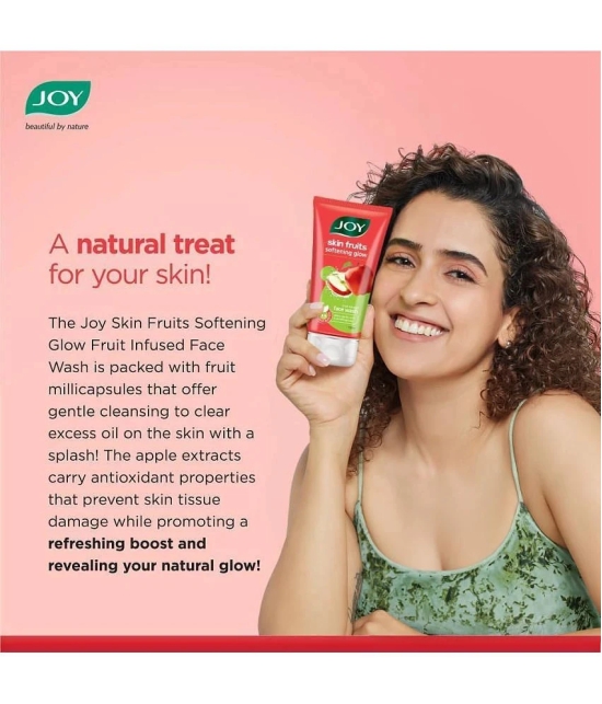 Joy Skin Softening Apple Face Wash 150ml, (Pack of 1)