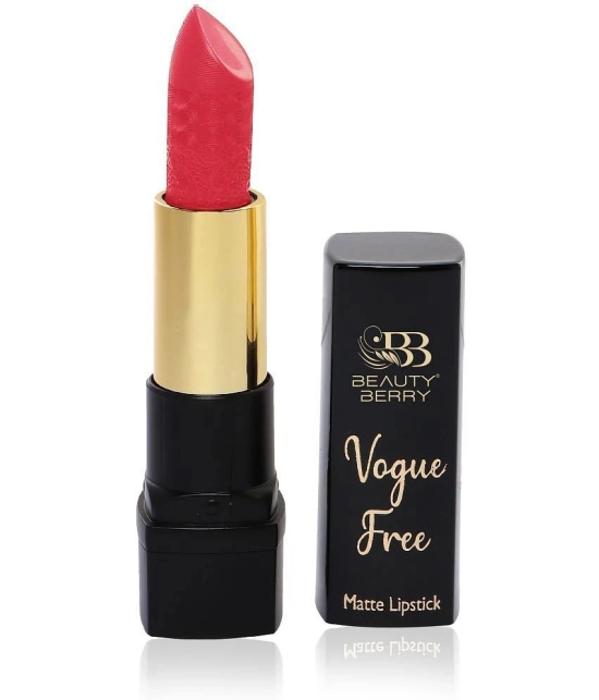 Beauty Berry Vogue Free Matte Lipstick 3.2g, Magenta (Shade - 07)