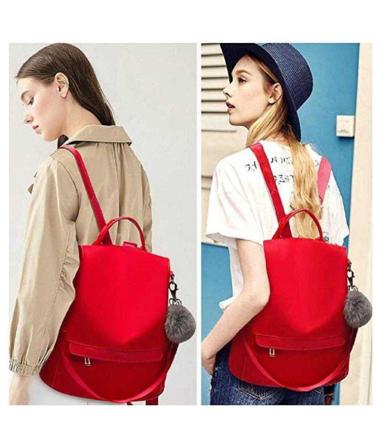 Parrk Red Casual Messenger Bag