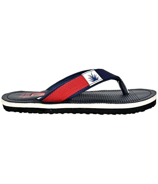 GRASS WALK - Blue Men's Thong Flip Flop - None