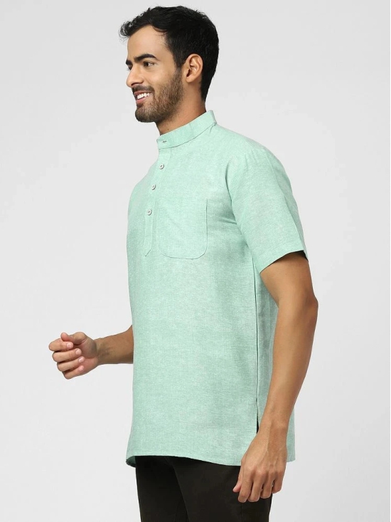 DESHBANDHU DBK - Green Cotton Mens Kurta ( Single ) - None