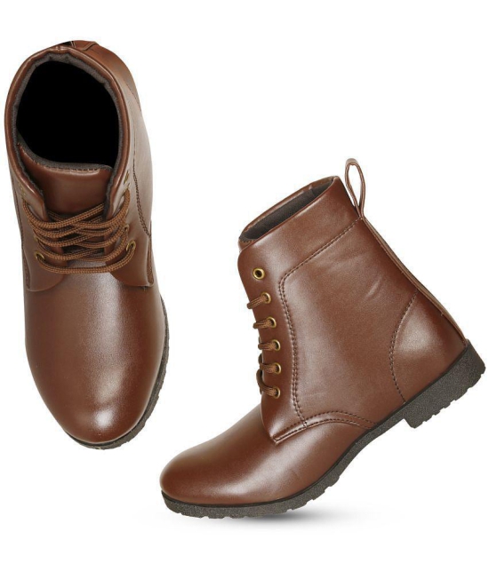 Saheb - Brown Women's Ankle Length Boots - None