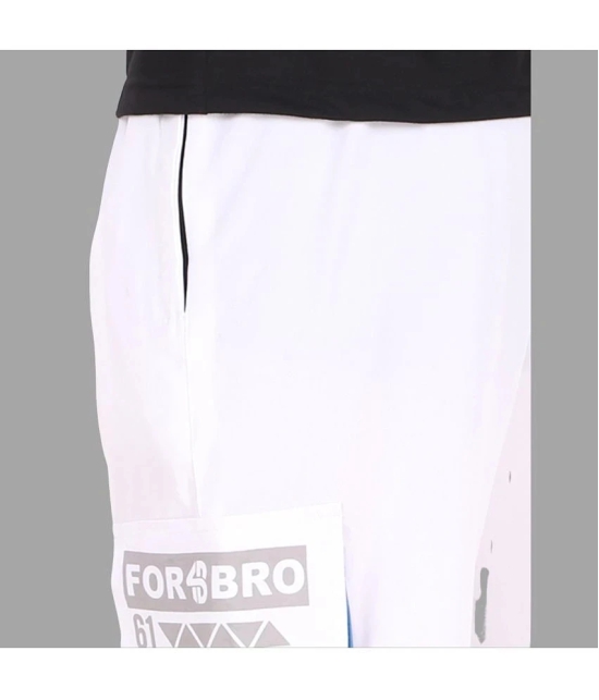 Forbro White Polyester Mens Joggers ( Pack of 1 ) - None