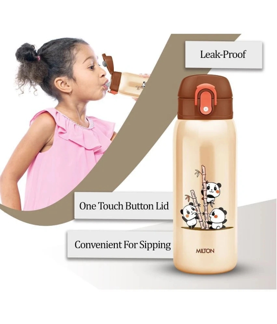 Milton Jolly 475 Thermosteel Sipper Water Bottle For Kids, 390 mL, Ivory - Ivory