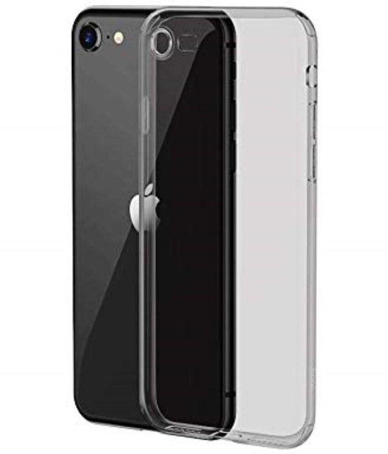 Case Vault Covers Silicon Soft cases Compatible For Silicon Apple Iphone 8 ( Pack of 1 ) - Transparent