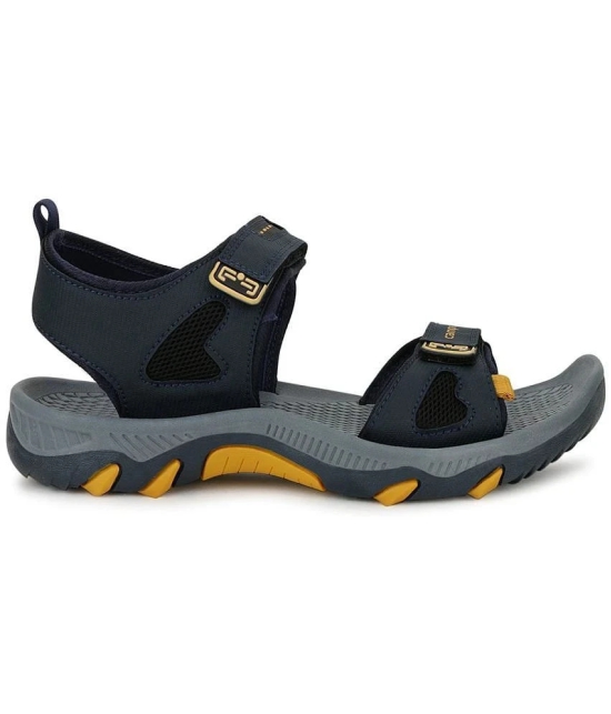 Campus - Navy Mens Floater Sandals - None