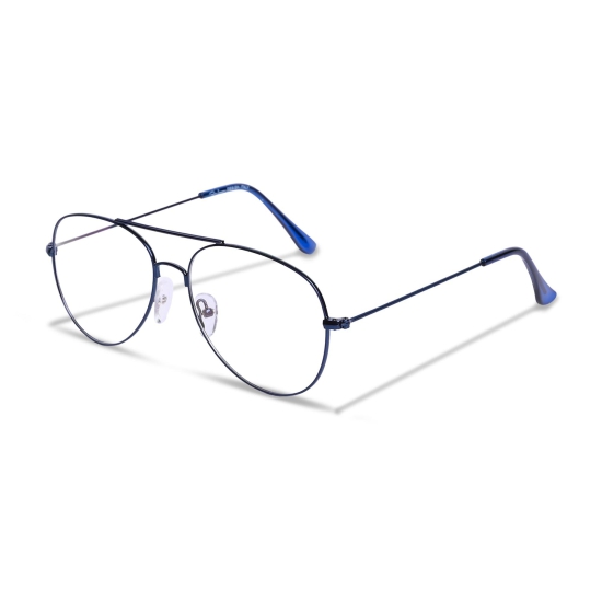 REDEX AVIATOR UNISEX BLUE COLOR FULL FRAME-Blue Cut Power Plastic Lens (C.R)