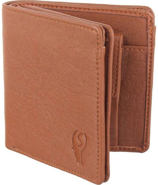 samtroh - PU TAN Men's Regular Wallet ( Pack of 1 ) - Tan