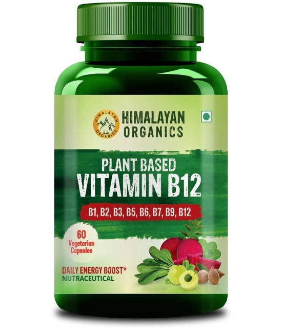 Himalayan Organics Plant Based Vitamin B12 Natural- 60 Veg Capsules