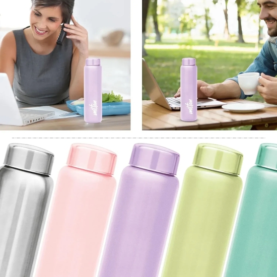 Milton Aqua 1000 ML Stainless Steel Water Bottle | 1 Pc Mauve