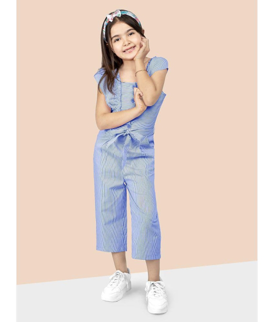 Naughty Ninos - Blue Polyester Girls Jumpsuit ( Pack of 1 ) - None