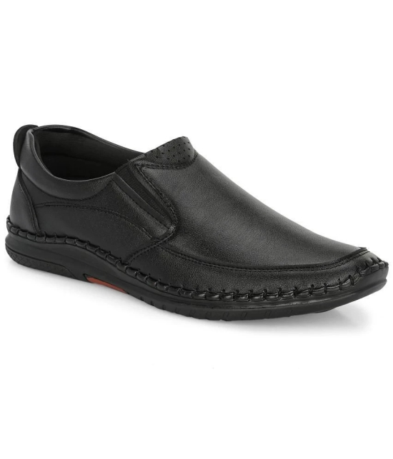 Bucik Black Mens Slip On Formal Shoes - None