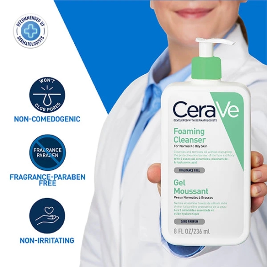 Cerave Foaming Cleanser || 236 ML