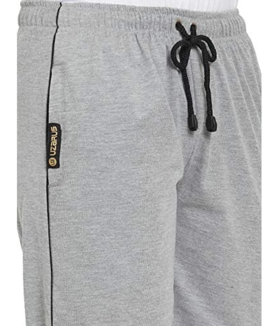 Uzarus Grey Cotton Blend Trackpants - Single - XL