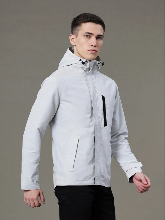 RedTape Hooded Light Jacket for Men | Enhanced Comfort