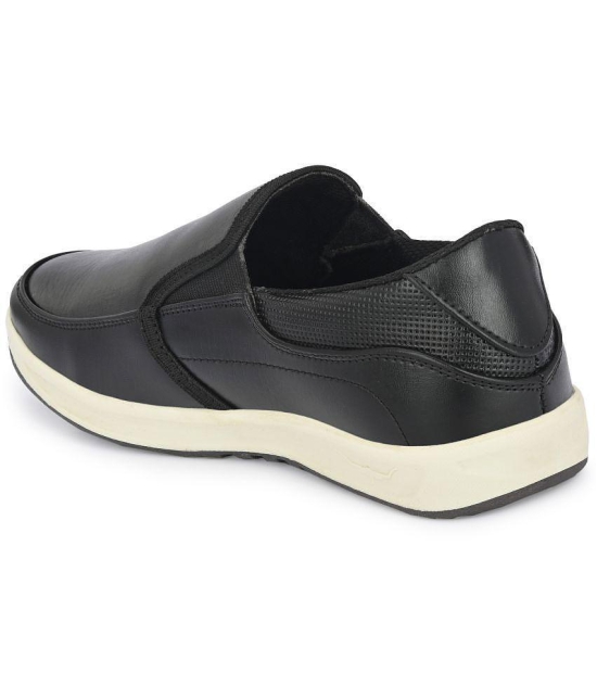 Leeport - Black Mens Slip-on Shoes - None