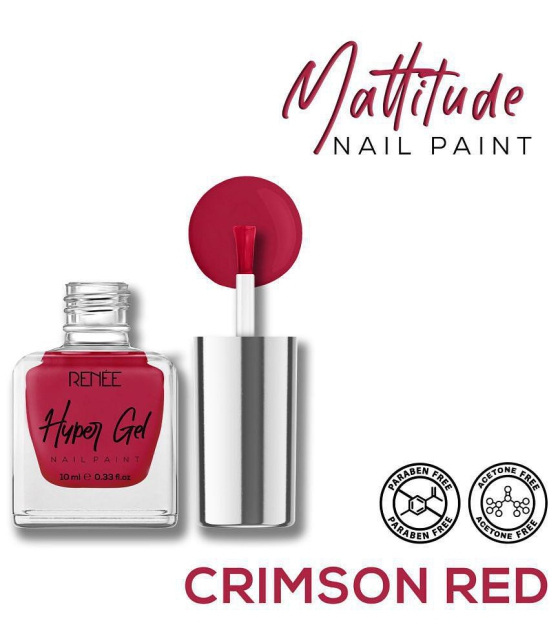 Renee - Red Glossy Nail Polish ( Pack of 1 )