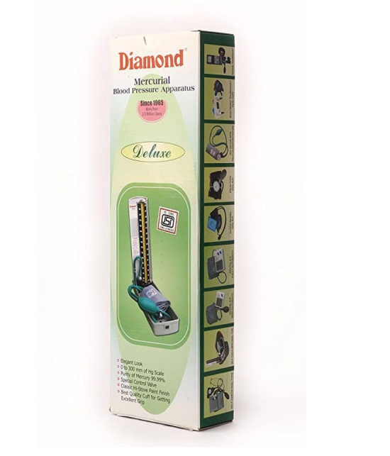 Diamond BP Apparatus Deluxe Model With Velcro Cuff - Mercurial Diamond Mercurial BP Apparatus Deluxe