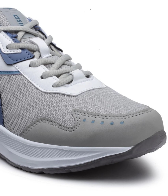 ASIAN - OSCAR-01 Light Grey Mens Sports Running Shoes - None