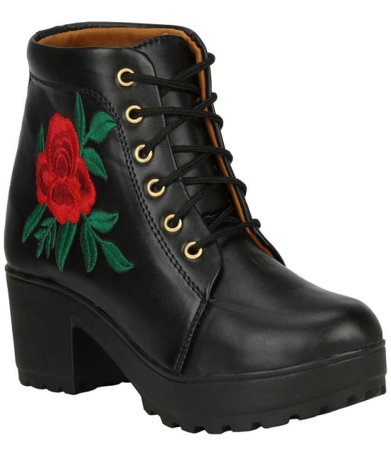 Commander - Black Women''s Ankle Length Boots - None