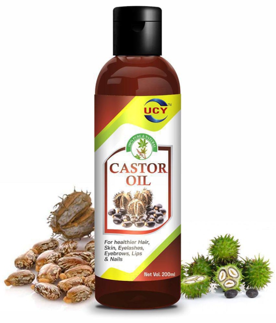 UCY Pure Castor Oil for Hair and Skin 200 mL