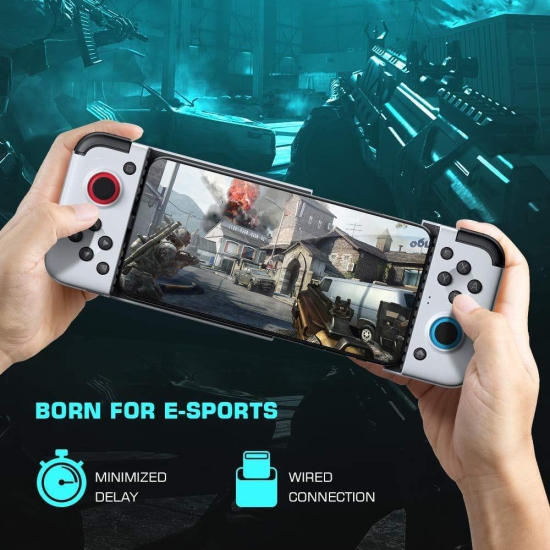 GameSir X2 Type-C Mobile Gaming Controller, Game Controller for Android, Plug and Play Gaming Controller Grip for Samsung Support Xbox Game Pass, xCloud, Stadia, and Vortex and More, White [video game]