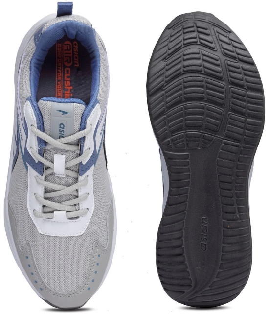 ASIAN - OSCAR-01 Light Grey Mens Sports Running Shoes - None