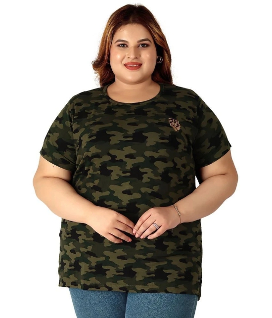 Neo Garments Green Cotton Regular Fit Womens T-Shirt ( Pack of 1 ) - None