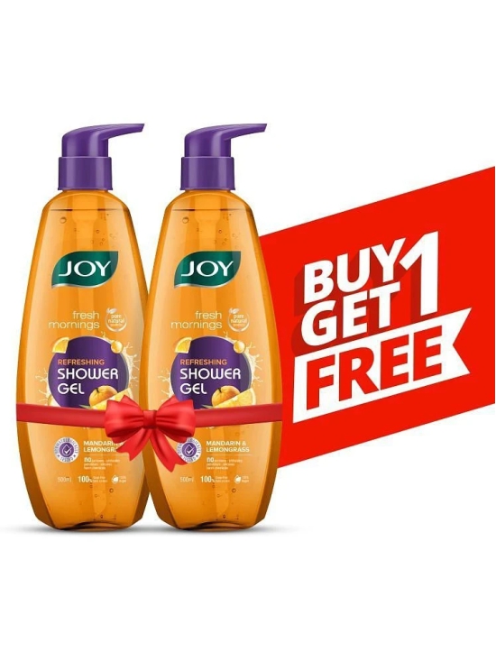 Joy Fresh Mornings Refreshing Shower Gel, ( Body Wash ), (500ml x 2), Buy 1 & Get 1 FREE