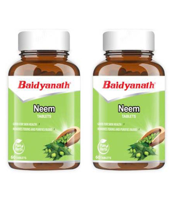 Baidyanath Neem Tablets (60 Tab, 60 Tab) (Pack of 2)