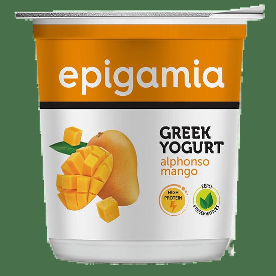 Dairy Tales Alphonso Mango Greek Yogurt, 100 gms