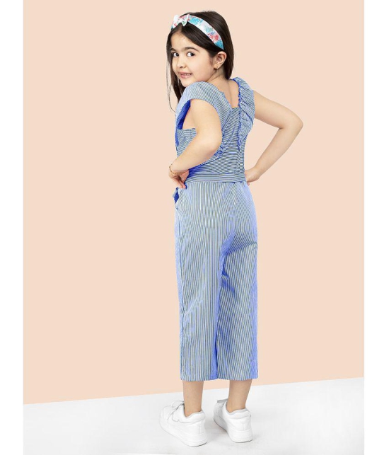 Naughty Ninos - Blue Polyester Girls Jumpsuit ( Pack of 1 ) - None