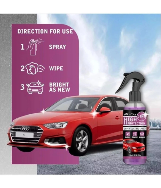 DHS Mart 3 in 1 Quick Car Coating All Purpose Cleaner Spray High Protection Car Rapid Ceramic Paint Coating 1 no.s