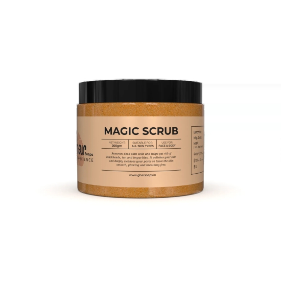 Magic Scrub ( Sandal Wood And Saffron )-200 g