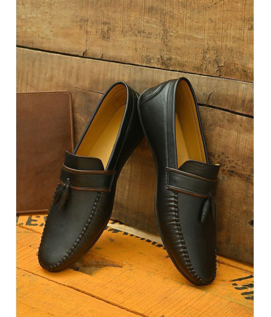 Fentcia Black Loafers - 12