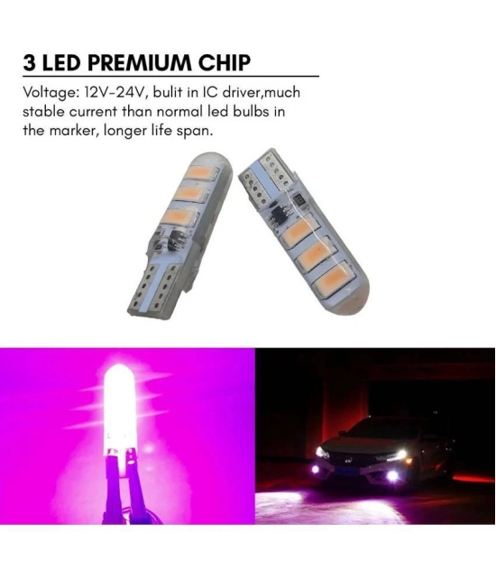 AutoPowerz Front Left & Right Tail Light For All Car and Bike Models ( Set of 4 )