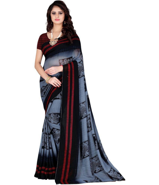 LEELAVATI - Multicolor Georgette Saree With Blouse Piece ( Pack of 1 ) - Multicolor