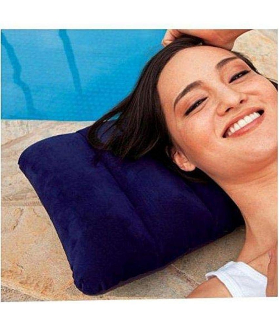 TINUMS Blue Neck Pillow ( Pack of 1 )