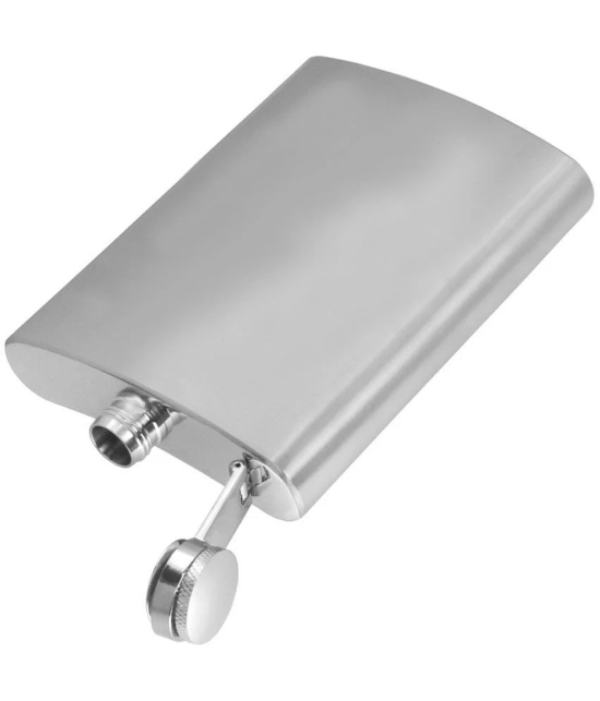 JMALL Steel Hip Flask - Silver