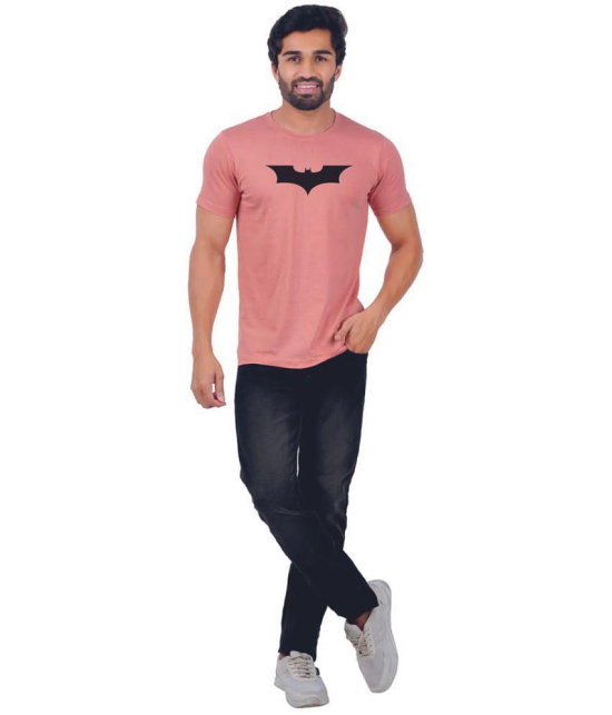 ferocious - Light Pink Cotton Regular Fit Men's T-Shirt ( Pack of 1 ) - None