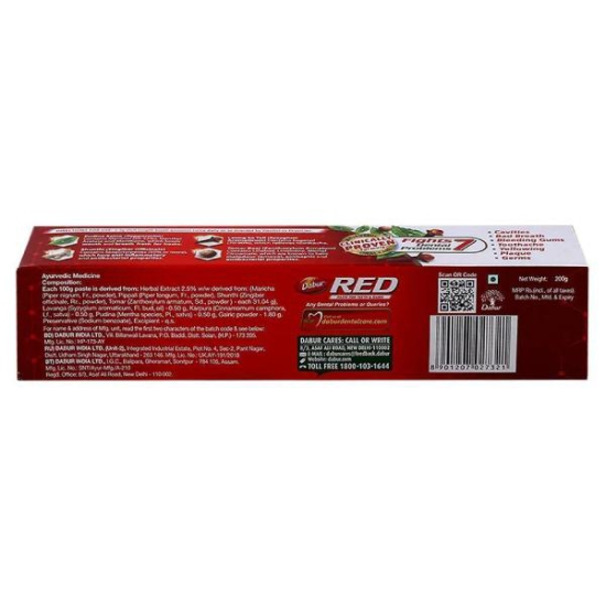 Dabur Red Tooth Paste Big 200 Gms