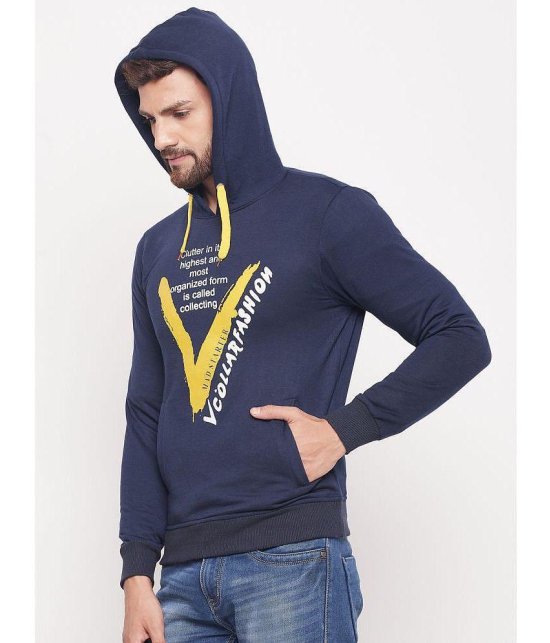 Lycos - Navy Fleece Regular Fit Men's Sweatshirt ( Pack of 1 ) - None