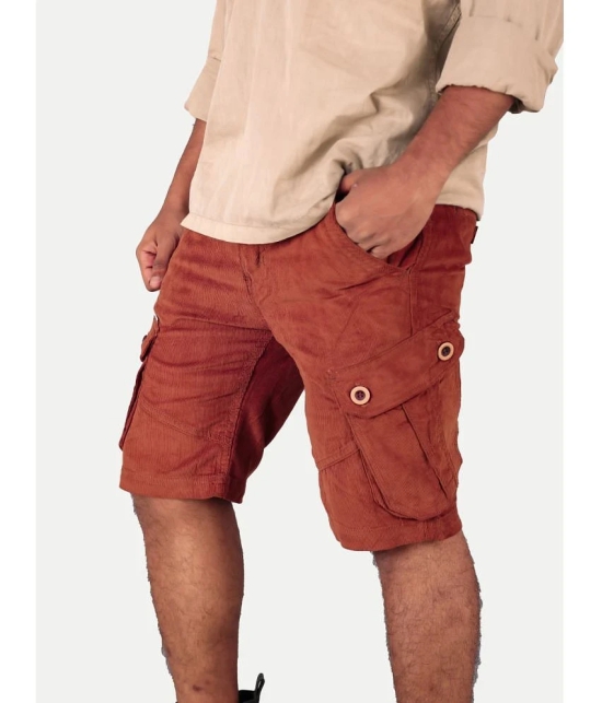 Radprix Brown Cotton Mens Cargos ( Pack of 1 ) - None