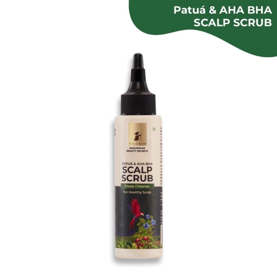 PILGRIM Amazonian Patu? & Aha Bha SCALP SCRUB for women & men | Deep cleanse for healthy scalp | Gentle Exfoliating Scrub To Prevent Product Build-up | Silicon free | 100 ml