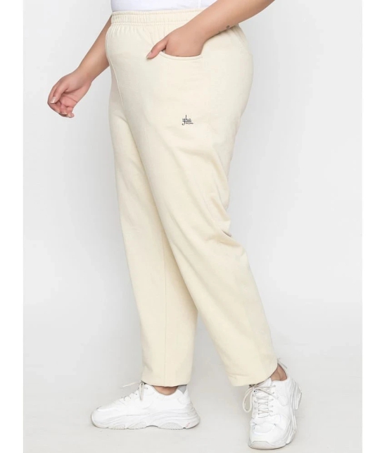 YHA - Beige Fleece Womens Running Trackpants ( Pack of 1 ) - None