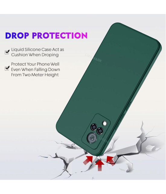 Case Vault Covers Silicon Soft cases Compatible For Silicon Vivo V21 5G ( Pack of 1 ) - Green