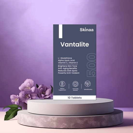 Skinaa Vantalite Tablet 500mg for Enhancing Skin Rejuvenation and Enhanced Brightening Pack of 10