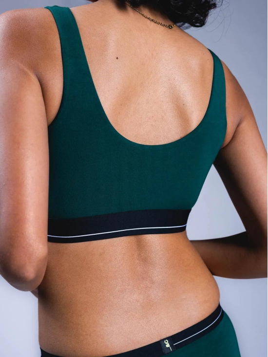 U-Back Lounge Bralette - Racing Green-L