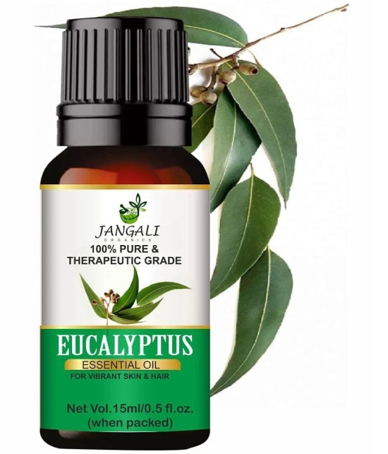 PURE Jangali ORGANICS Eucalyptus Oil PURE & Natural Essential Oil For Skin 15ML